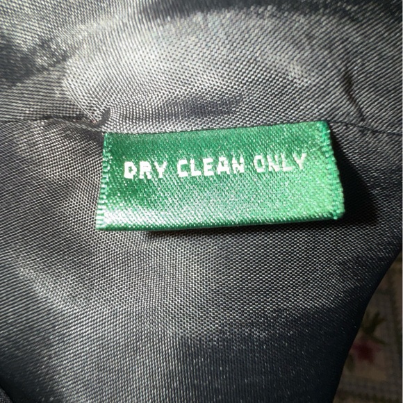 Lauren Ralph Lauren Vintage Velvet Paisley A-Line Skirt in Deep Purple Size 10 - Picture 9 of 10